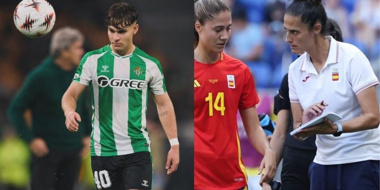 Una baja inesperada y una ‘ojeadora’ especial en el entrenamiento del Betis