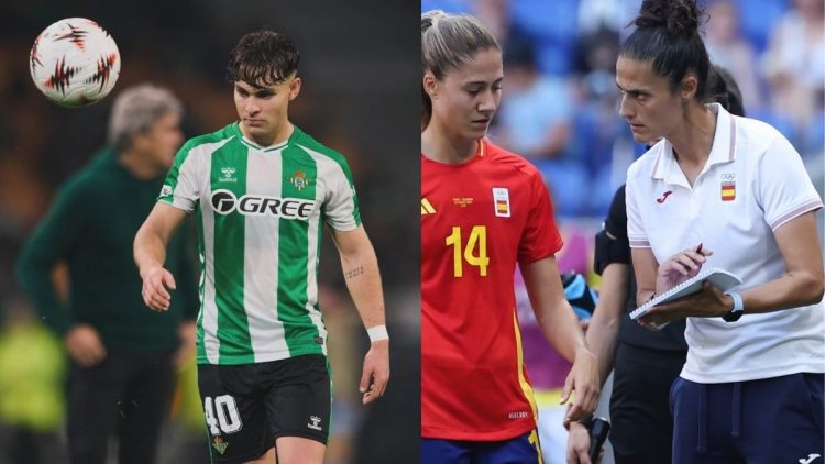 Una baja inesperada y una ‘ojeadora’ especial en el entrenamiento del Betis