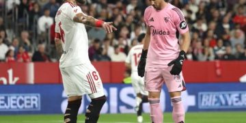 El Sevilla saca provecho de un balón parado más de cuatro meses después