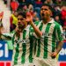 Ez Abde y Cucho celebran el gol del Betis ante Osasuna en El Sadar | Foto: RBB