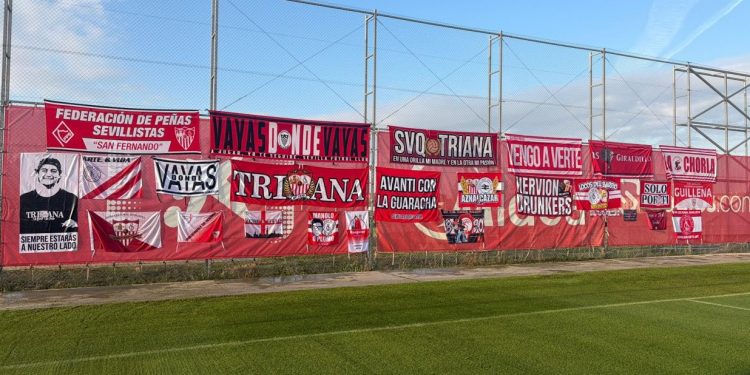 El sevillismo adelanta en la ciudad deportiva lo que se espera en el Ramón Sánchez-Pizjuán