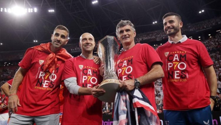 El consejo europeo que Juan Díaz, ex técnico asistente del Sevilla, le dio a Mendilibar: «No tires esa copa»