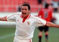 Gabi Moya celebrando un gol con el Sevilla FC. | Imagen: perfil de X @SevillaFC.
