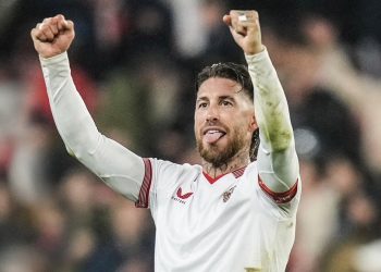 Sergio Ramos defendiendo la camiseta del Sevilla. | Imagen: perfil de X de Sergio Ramos.
