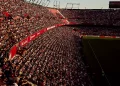 El sevillismo animando a su equipo en el Ramón Sánchez-Pizjuán. | Imagen: página web Sevilla FC.